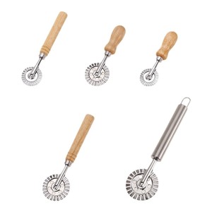 Cortador de Pastel de Aleación de Zinc, Rodillo para Pizza, Cuchillo para Galletas, <span class=keywords><strong>Molde</strong></span> para Repostería, Cortador de Galletas - Product Image 5