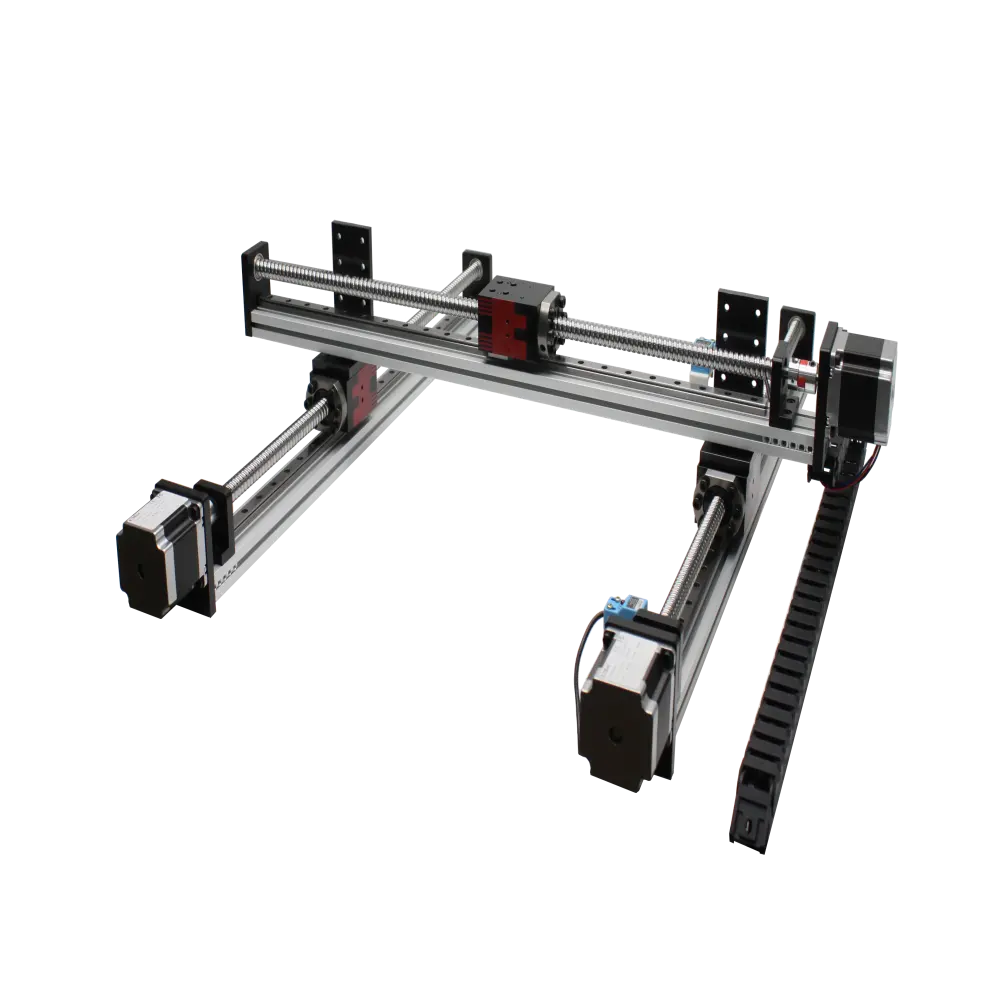 Hohe Leistung Dual Achse Führungsschiene Linear Motion Führung Modul Mit Linear XY Rutsche Tisch