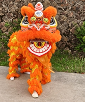 Costume de danse du lion artisanal en Chine pour adultes Costume de performance de taille normale pour deux personnes Costume de lion dansant de culture chinoise