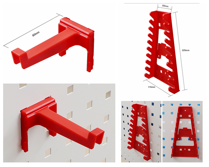 Creative Removable PVC Storage Wall Pegboard