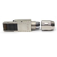 CAT 7 câble jack trapézoïdal connecteur RJ45 Cat7 Cat8 Connecteur toolless connecteur cat8 câble
