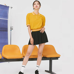 Conjunto de ropa deportiva para <span class=keywords><strong>mujer</strong></span>: Top acanalado y falda plisada para golf, running, danza, <span class=keywords><strong>tenis</strong></span> y otros deportes. - Product Image 4