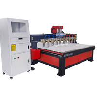 Fresadora CNC para Trabajos Pesados Tianxiang, Fresadora para Madera de Múltiples Cabezales, Máquina CNC para Trabajos en Madera