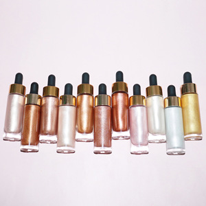 2024 OEM Popular resaltador líquido brillo textura suave cara cuerpo encendedor cosméticos maquillaje <span class=keywords><strong>gotas</strong></span> iluminadoras - Product Image 5