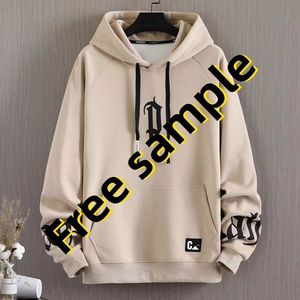 เสื้อฮู้ดดี้โอเวอร์ไซส์ผ้าฝ้ายหนานุ่มคุณภาพสูงสำหรับผู้ชาย ตัวอย่างสินค้าฟรี รับผลิตตามสั่ง ขายส่ง - Product Image 6