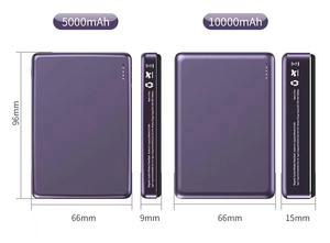 Mini batterie externe magnétique sans fil 5000mAh/10000mAh, chargeur portable ultra fin avec charge magnétique 15W pour iPhone 15/16 - Product Image 6