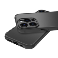 Coque de téléphone portable TPU + PC à texture givrée respectueuse de l'environnement pour iPhone 16 16 Plus 16 Pro 16 Promax anti-chute anti-salissure