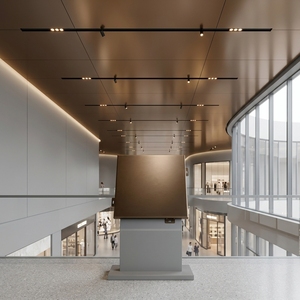 Système de plafond acoustique intégré 600x600mm, dalles de plafond en aluminium métallique isolantes pour bureau/hôpital - Product Image 1