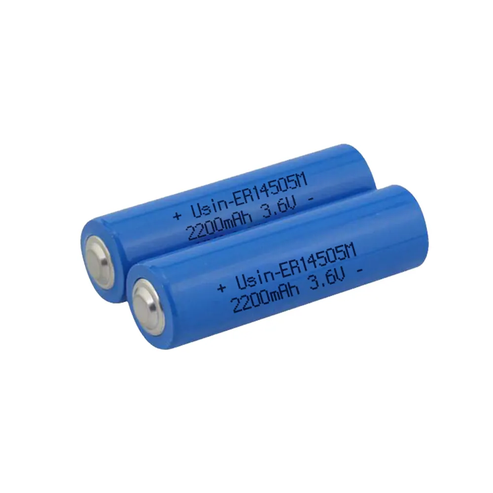 열량계 용 공장 Lisocl2 배터리 er14505M er14505 3.6V 2200mAh 배터리