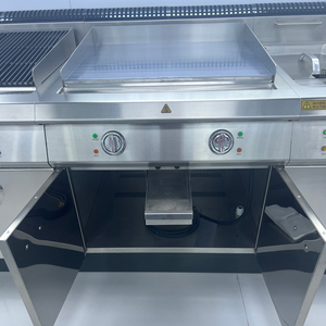 Коммерческая Индукционная электрическая сковородка из нержавеющей стали кухонное оборудование с посудой для кабины - Product Image 2