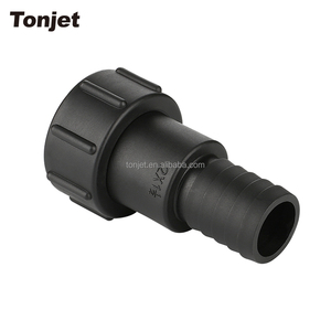 Adaptateur de réservoir IBC S60x6 à raccord cannelé pour tuyau 1/2" 3/4" 1" 1.5" 2" en plastique PP, joint pivotant pour tuyau, pour eau et liquides - Product Image 1