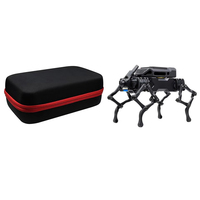 WAVEGO-Robot biónico parecido a un perro de 12 grados de libertad, ESP32 y PI4B, código abierto, reconocimiento facial, seguimiento de color, detección de movimiento
