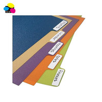 Séparateurs de documents en papier durable et écologique format Lettre/Légal avec languette d'extrémité pour fournitures de bureau, en papier Manila