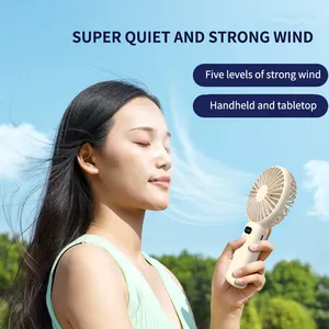2024 Custom Mini Portable Rechargeable Air-Cooled Fan Slim Small Pedestal Installation For Outdoor Household Use Made Of Plastic