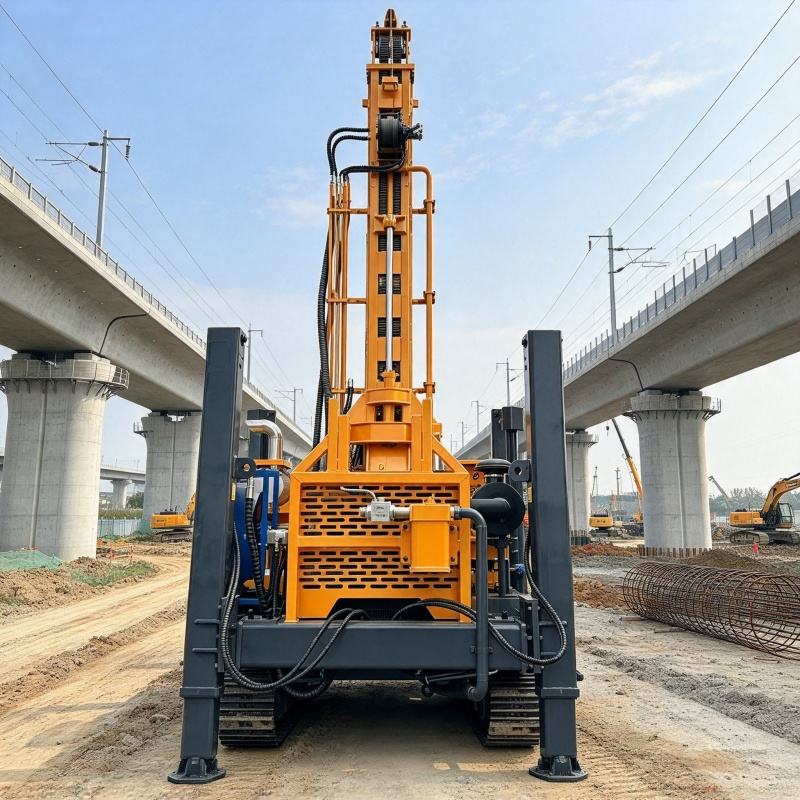 Hydraulic RC Borehole Drilling Rig for Mining Survey and Geological ...