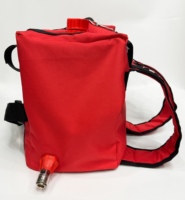 Sac à dos pliable en PVC 20L, pistolet pulvérisateur manuel en laiton à couche durable, étanche pour l'agriculture