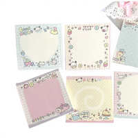 MINKYS 50 feuilles de blocs-notes autocollants personnalisables Kawaii Puppy, papier pour liste de choses à faire, journal, papier à lettres, matériel de bricolage