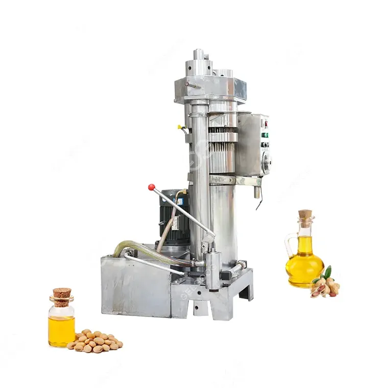 Commercial sesame oil rapeseed oil press machine soybean peanut sunflower seed cocoa oil press hydraulic press