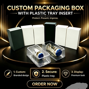 Caja <span class=keywords><strong>de</strong></span> Embalaje Personalizada <span class=keywords><strong>de</strong></span> <span class=keywords><strong>Fábrica</strong></span> para Botellas <span class=keywords><strong>de</strong></span> Péptidos con Inserto <span class=keywords><strong>de</strong></span> Blíster, MOQ Bajo, Caja <span class=keywords><strong>de</strong></span> Embalaje para Viales Cosméticos <span class=keywords><strong>de</strong></span> 3 ml para Suero <span class=keywords><strong>de</strong></span> Péptidos - Product Image 1