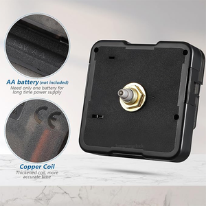 5セットの時計付き<span class=keywords><strong>5168S</strong></span>石英サイレント時計5ピースハンド高トルク壁時計機構DIY交換キット - Product Image 2