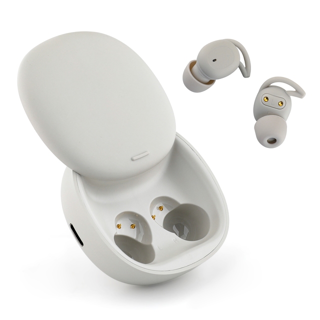 Super Mini Bean Shaped Sleep Earbuds 5.5mm Small Driver Soft Fit All Night Wear Noise Isolation Rest Headphones