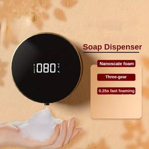 Distributeur de savon mural électrique intelligent à induction automatique pour désinfectant pour les mains, avec logo personnalisé, nouveau modèle - Product Image 4