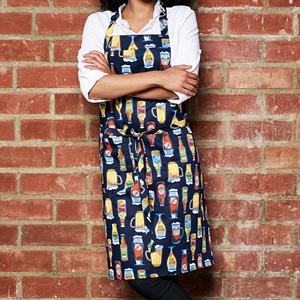 Customized 2025 New Design Adjustable Garden Kitchen <b>Apron</b> Durable Reusable Cotton Polyester Fabric with Pocket for Cooking <b>Work</b> - Product Image 2