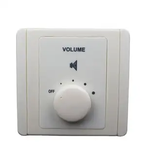 Controlador volume interruptor Pa 5w sistema som música fundo interruptor sistema montagem parede controlador volume