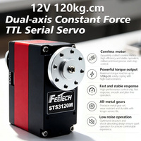 STS3120 Servo de 120 kg y 12 V sin núcleo con bus serie TTL 360 °   Codificador Magnético con Engranaje de Acero para Articulación de Cadera de Robot Humanoide, Robot DIY