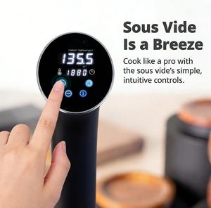 Circulador Sous Vide con Ajuste Preciso de Temperatura 20-95 ℃   Protección de Seguridad con Apagado Automático para Chefs Caseros y Entusiastas de la Cocina - Product Image 3