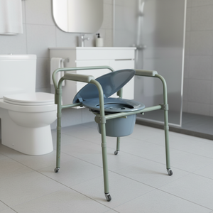 Chaise de toilette à roulettes portable, best-seller, roulement fluide, légère, durable, confortable, 1L - Product Image 3