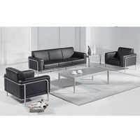 Ekintop Foshan, canapé d'angle en cuir moderne de style européen, 9 places, grand modèle, meubles de bureau d'occasion