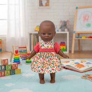 Giocattoli educativi con bambina nera in costume - Product Image 3