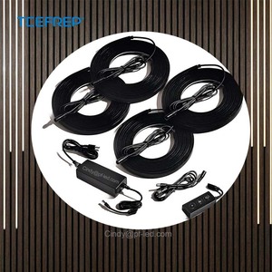 Slat Wall Lighting Kit 13mm Gap Wood Panel Neon Flex <b>Light</b> APP Control <b>Plug</b> and Play - Product Image 1