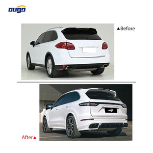 Kit carrosserie GUGO Cayenne pour Porsche Cayenne 2011-2014, mise à niveau du kit carrosserie vers le hayon et le kit de feux arrière intégrés Cayenne 2023 - Product Image 3