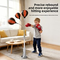 Nouvelle balle de boxe de vitesse transfrontalière à ventouse verticale pour enfants et adultes, entraînement de réaction et de rebond en intérieur AL-XGB