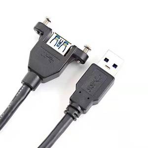<b>Usb</b> 3.0 Data <b>Cable</b> Male <b>To</b> Female Adapter Extension <b>Cable</b> Copper Wire High Speed Transmission For Computer Mobile Phone - Product Image 1