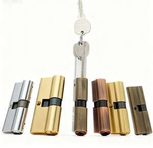 Haute qualité 6 broches <span class=keywords><strong>porte</strong></span> cylindre serrure <span class=keywords><strong>en</strong></span> laiton massif acier <span class=keywords><strong>en</strong></span> alliage de Zinc pour portes <span class=keywords><strong>en</strong></span> bois Style moderne antivol ABS - Product Image 4
