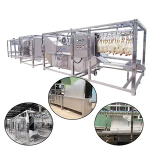 Use Frozen Poultry Chicken Processing 300-1000bph Poultry Processing Machine Plucking Machines In Hens Slaughter House Use