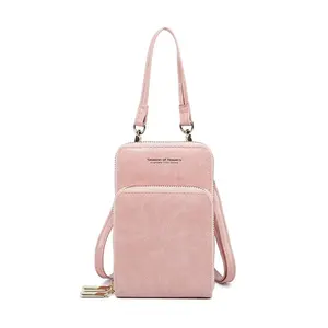 MIYIN Pequeno Crossbody Bag Celular Bolsa Carteira com Slots de Cartão de Crédito para As Mulheres Bolsa de Ombro Grandes sacos de moda capacidade Espaçoso