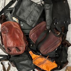 A13 Vente en gros de sacs de marque d'<span class=keywords><strong>occasion</strong></span> <span class=keywords><strong>sac</strong></span> à bandoulière en cuir véritable pour hommes mallette - Product Image 4