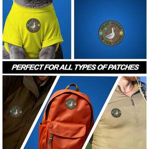 แผ่นปักลาย DigitEMB Silly Goose รูปทรงแอฟริกา ขนาด 3x3 นิ้ว สำหรับรีดติดหรือเย็บติดเสื้อแจ็คเก็ต กระเป๋าเป้ หมวก กางเกงยีนส์ ผ้าสักหลาด ชุด 11 ชิ้น - Product Image 6