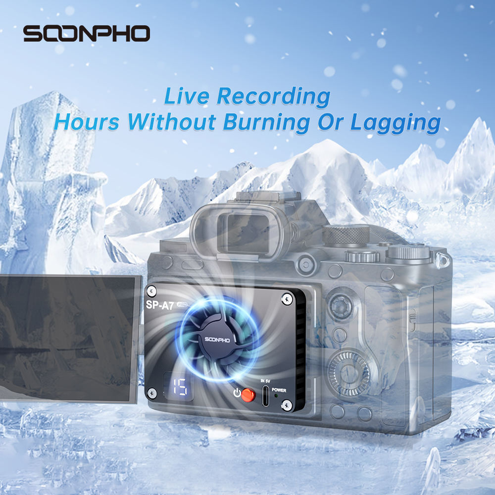 Ventola Di Raffreddamento Per Fotocamera - Semiconduttore, Basso Rumore, Per A7M4/ZVE1/A6700 - Foto 10