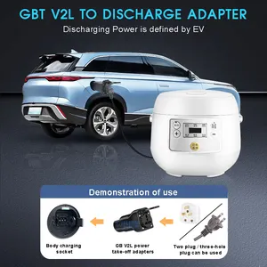 Bidirectional Charging AC Power Charge Multifunctional Socket GBT V2l Adapter For Tesla