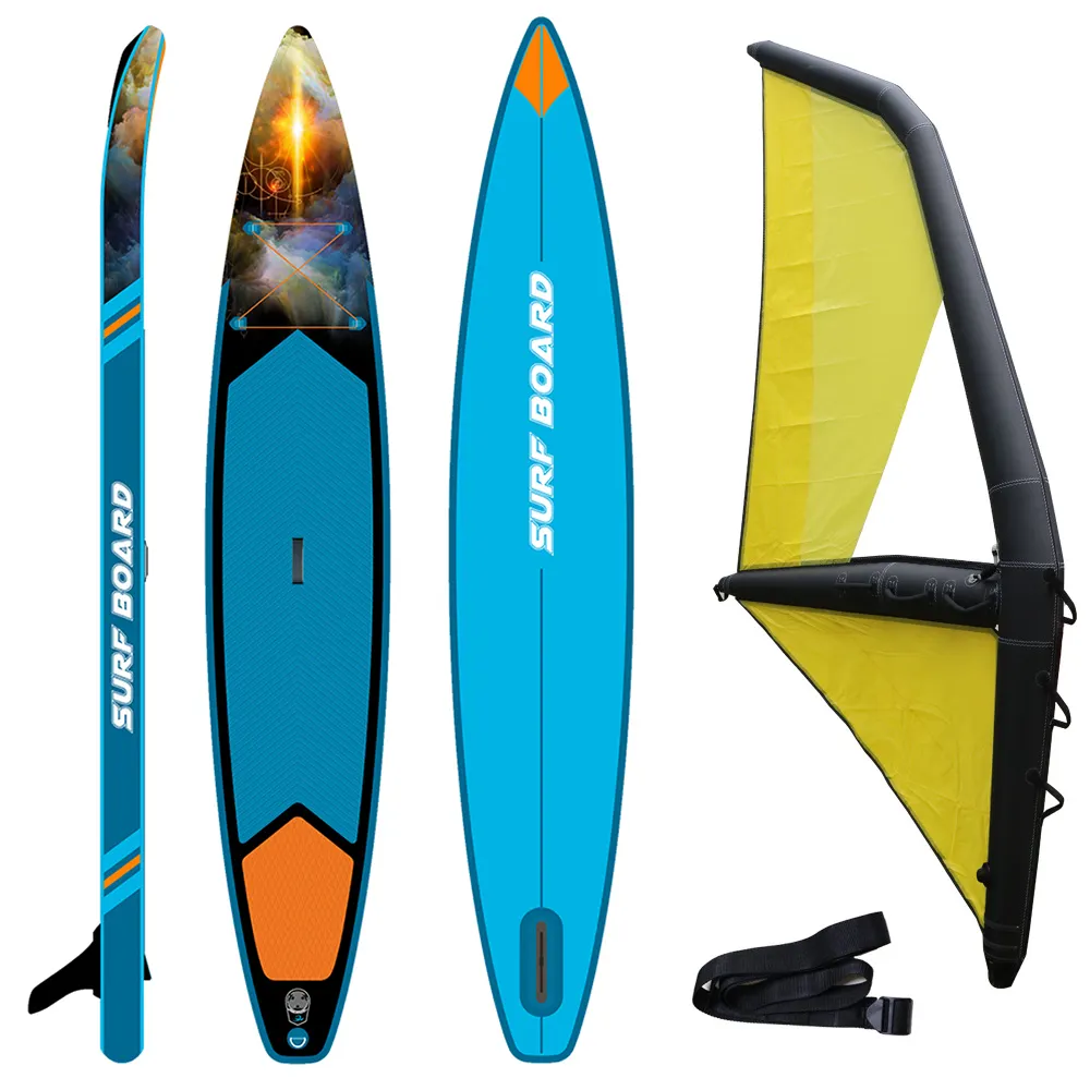 OEM qualità palmare ala gonfiabile lamina vela 4M/5M/6M aquilone Wingfoil Kitesurf Wingsurf aliscafo sport acquatici