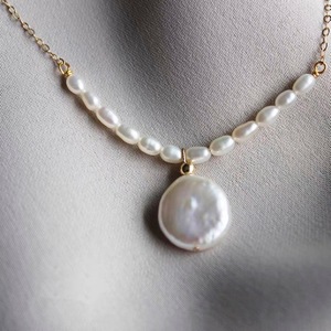 Collar de Perlas Naturales Barrocas Wenchi 2022 para Diseño Facial, Cadena para Clavícula, Estilo Minimalista para Mujer, Tentación, Influencer de Instagram, Modelo - Product Image 4