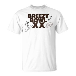 T-shirt promotionnel blanc pour homme Breezy Bowl Xx 2025 - Product Image 1