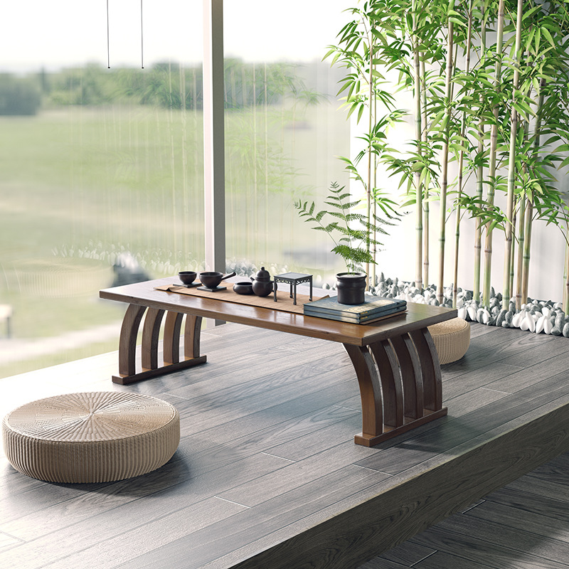 Table de baie vitrée incurvée de 80 pouces