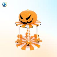 Manège pour enfants sur mesure, thème animalier, design contrasté, mouvements sensibles au son