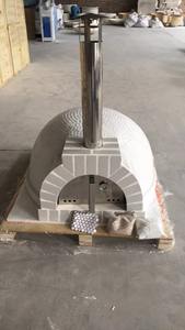 <span class=keywords><strong>Mobile</strong></span> italiano tedesco 500 fire wood pizza forni da incasso indoor dome commerciale <span class=keywords><strong>forno</strong></span> per pizza a legna all'aperto - Product Image 4
